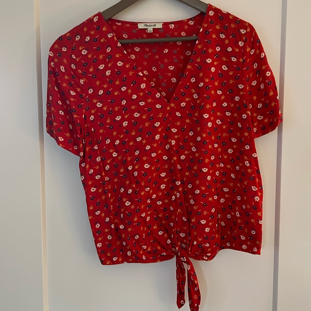 Madewell Flower Blouse - Small